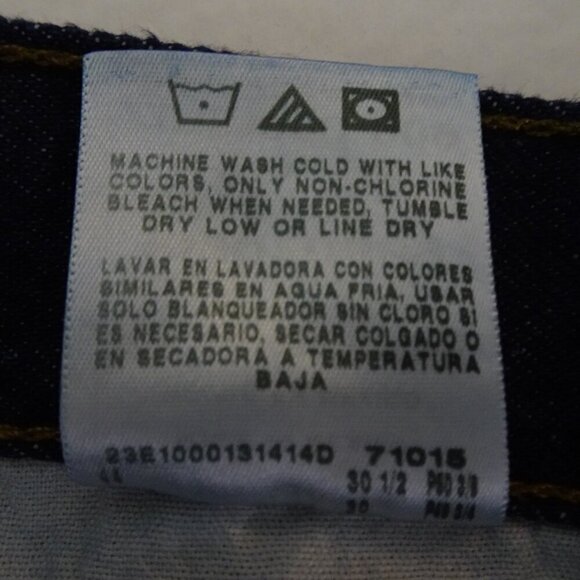 Lee Bootcut Jeans Men's Size 42x30 Blue Denim Regular Fit - Picture 10 of 10